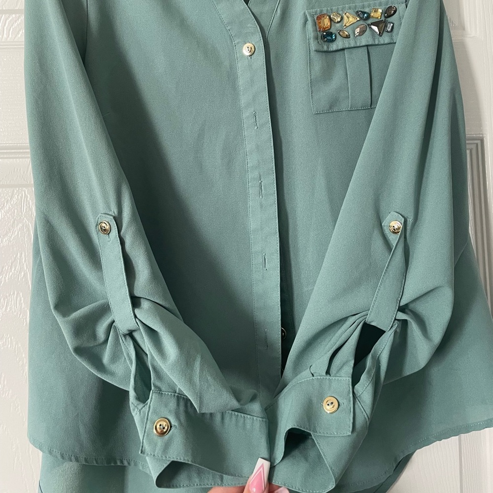 Blue Diamond Blouse